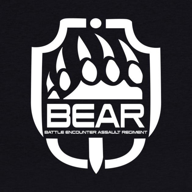 Escape From Tarkov BEAR white little logo by Random_Design